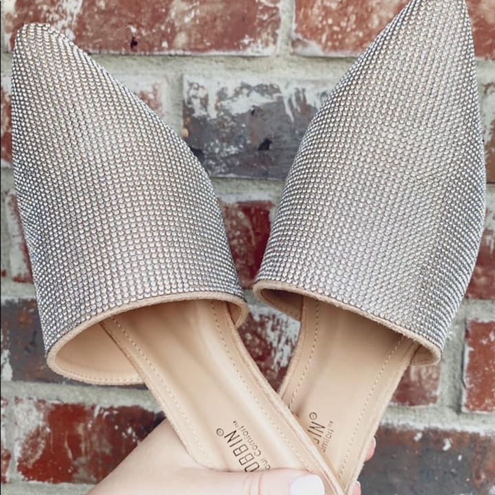 Rhinestone Mules